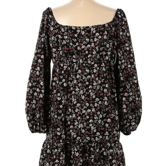 {NWOT} LILY ROSE - FLORAL BABYDOLL SMOCKED MINI DRESS - Picture 4 of 6